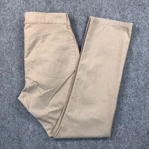 Ralph Lauren Black Label Mens 30R Khaki Chino Golf Pants Slim Fit Dress Trousers